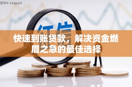 庐阳快速到账贷款，解决资金燃眉之急的最佳选择