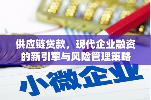 庐阳供应链贷款，现代企业融资的新引擎与风险管理策略