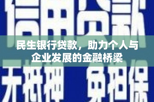 庐阳民生银行贷款，助力个人与企业发展的金融桥梁