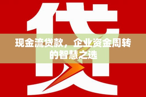 庐阳现金流贷款，企业资金周转的智慧之选