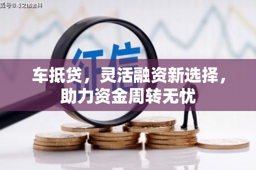 庐阳车抵贷，灵活融资新选择，助力资金周转无忧