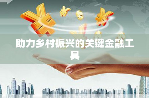 庐阳助力乡村振兴的关键金融工具