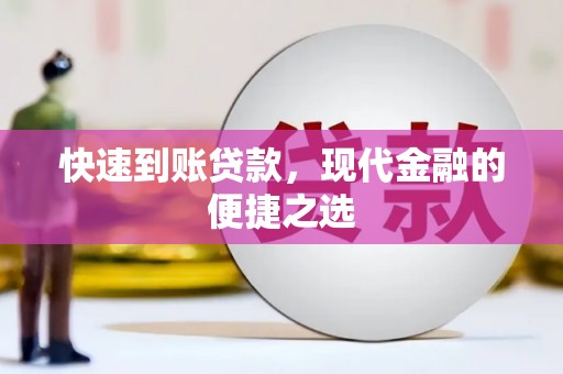 庐阳快速到账贷款，现代金融的便捷之选