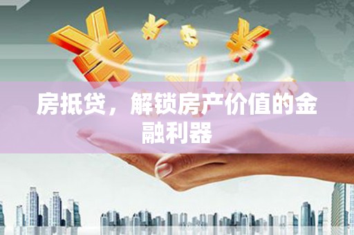 庐阳房抵贷，解锁房产价值的金融利器