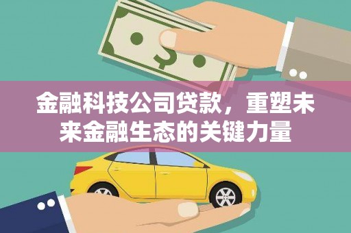 庐阳金融科技公司贷款，重塑未来金融生态的关键力量