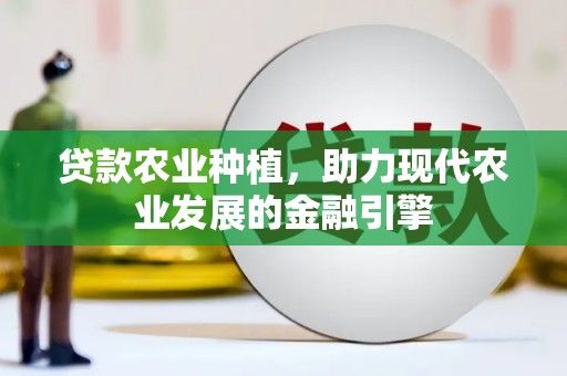 庐阳贷款农业种植，助力现代农业发展的金融引擎