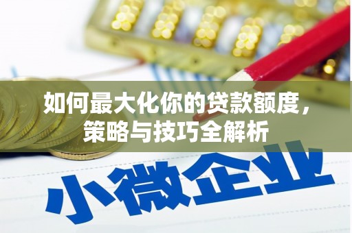 庐阳如何最大化你的贷款额度，策略与技巧全解析