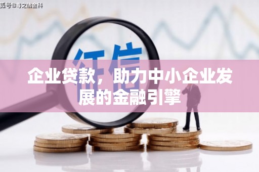庐阳企业贷款，助力中小企业发展的金融引擎