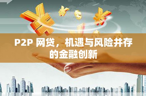 庐阳P2P 网贷，机遇与风险并存的金融创新