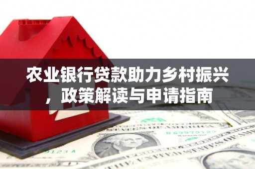 庐阳农业银行贷款助力乡村振兴，政策解读与申请指南