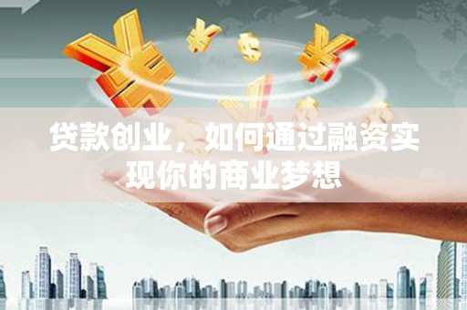 庐阳贷款创业，如何通过融资实现你的商业梦想