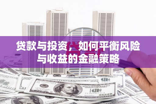 庐阳贷款与投资，如何平衡风险与收益的金融策略
