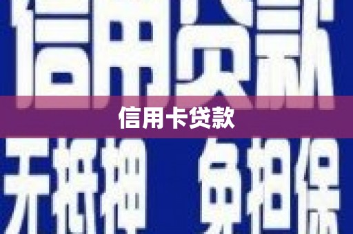 庐阳信用卡贷款